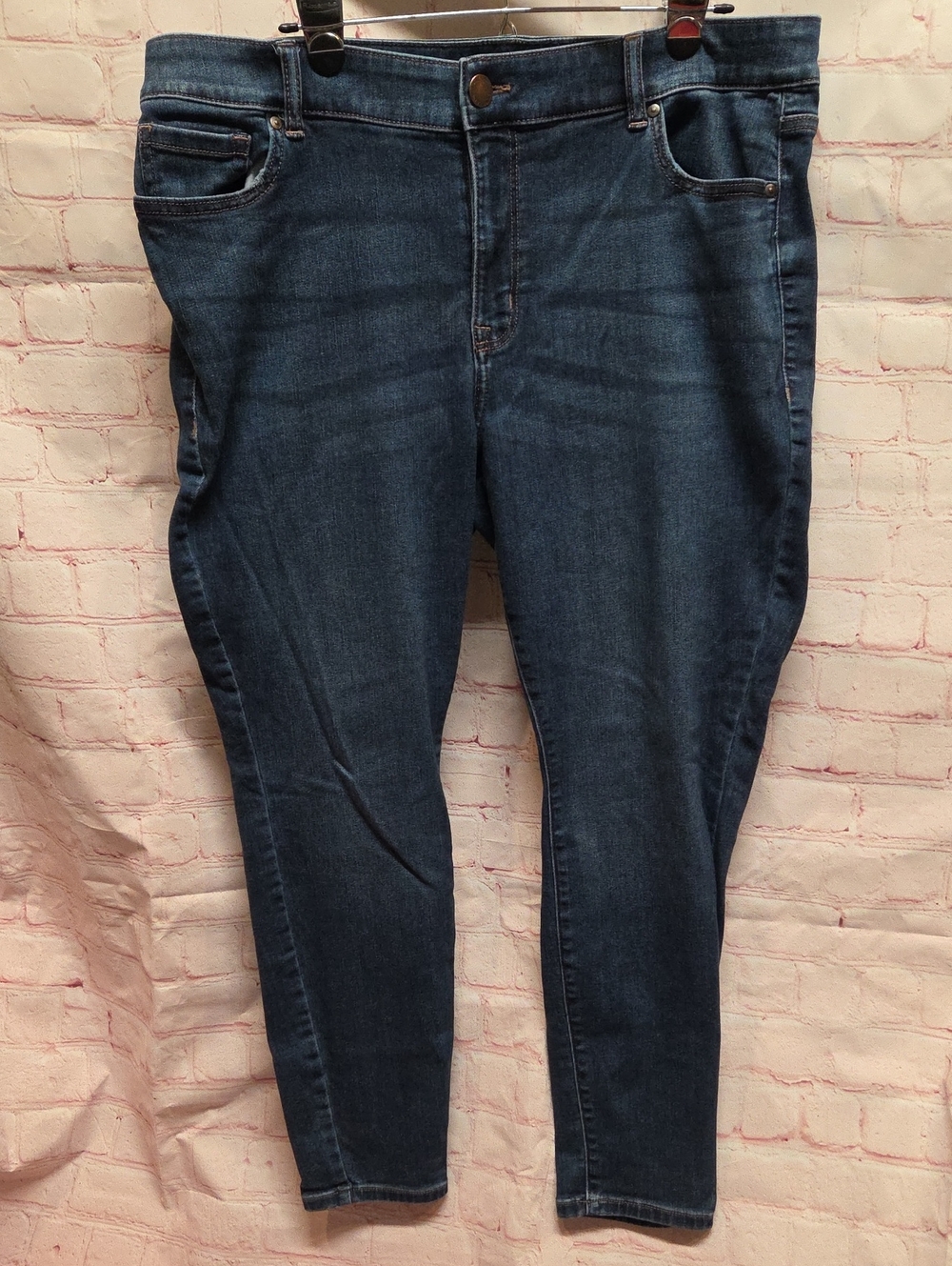 Lane Bryant Dark Blue Skinny Jeans